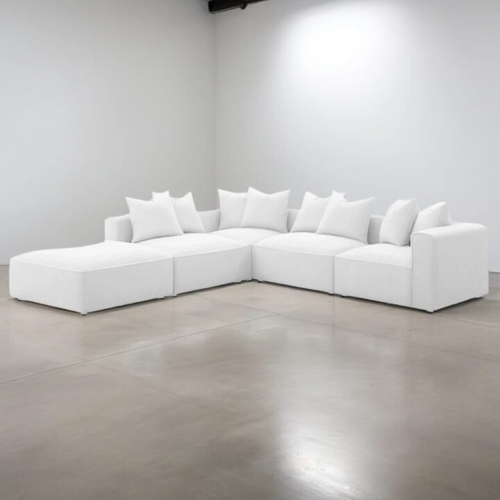 NIMBUS 5-PIECE OPEN-END L-SECTIONAL